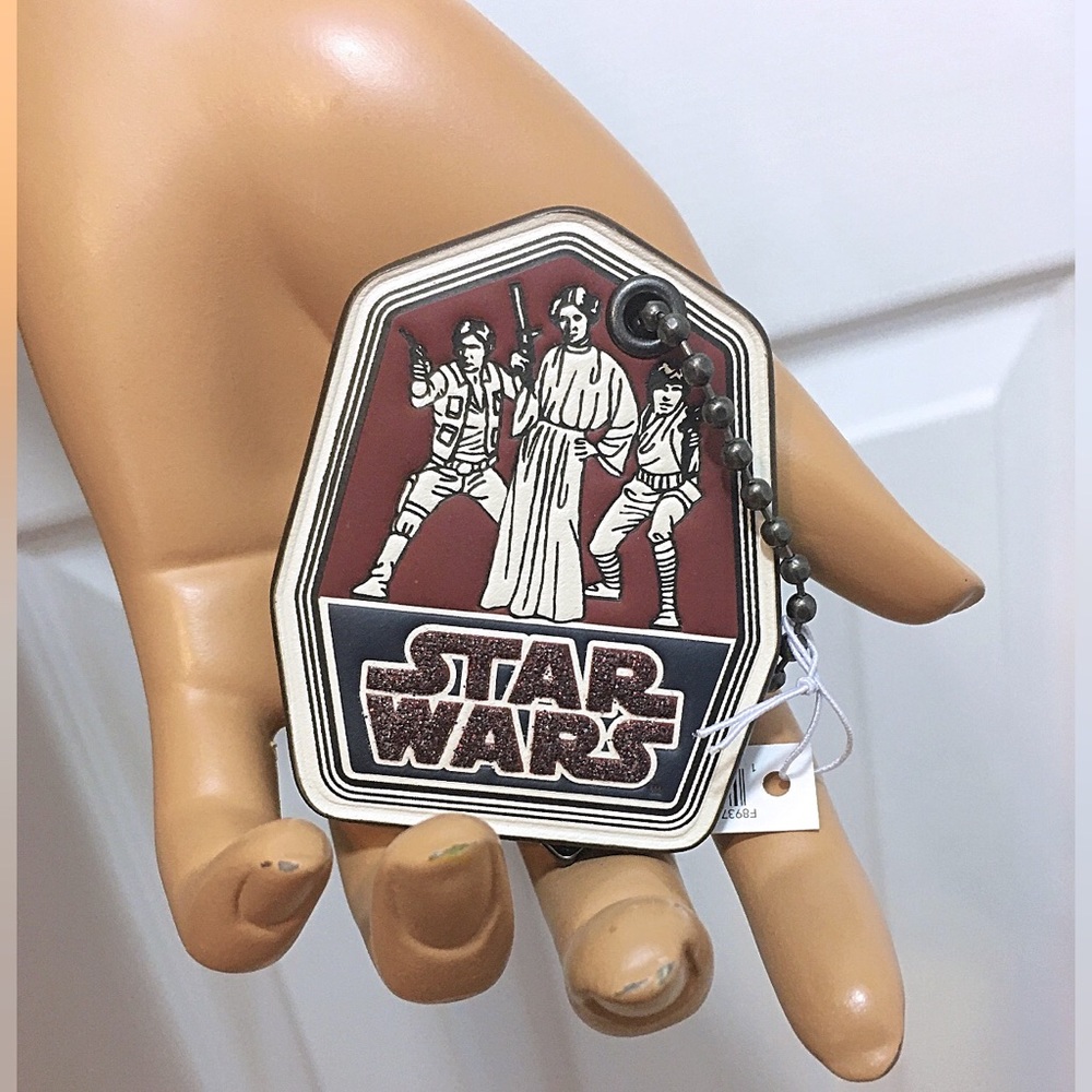 COACH Star Wars Trio Hangtag Keychain Bag Charm - Picture 7 of 7